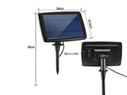 Solar Powered Festoon String Lights 15m with 50 Bulbs by Loveliving