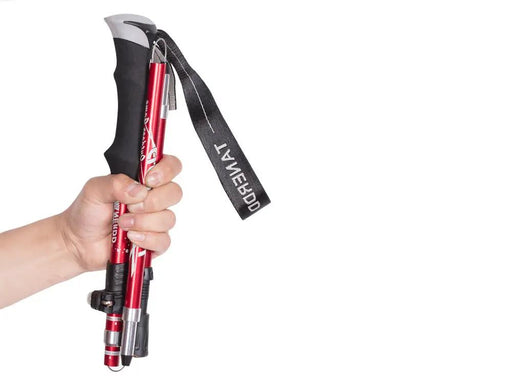 Portable 5-Section Hiking Sticks -Red/110CM by Loveliving