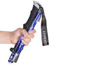Portable 5-Section Hiking Sticks-Blue/130CM by Loveliving