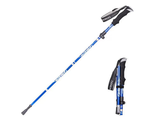 Portable 5-Section Hiking Sticks-Blue/130CM by Loveliving