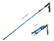 Portable 5-Section Hiking Sticks-Blue/130CM by Loveliving