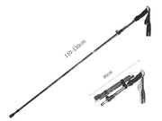 Portable 5-Section Hiking Sticks-Black/130CM by Loveliving