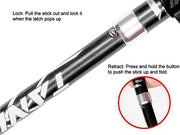 Portable 5-Section Hiking Sticks-Black/130CM by Loveliving