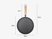 Cast Iron Fry Pan Skillet-26cm by Loveliving