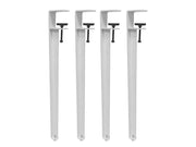 Table Legs 71cm- Pack of 4-White by Loveliving