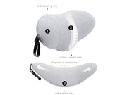 Lumbar Support Pillow for Sleeping,Ideal Back Pillow for Chair - Light grey by Loveliving