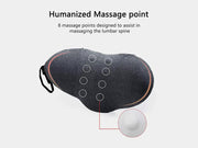 Lumbar Support Pillow for Sleeping,Ideal Back Pillow for Chair - Dark grey by Loveliving