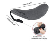 Lumbar Support Pillow for Sleeping,Ideal Back Pillow for Chair - Dark grey by Loveliving