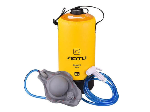 Shower bag With Foot Pump - Yellow by Loveliving