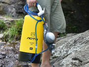 Shower bag With Foot Pump - Yellow by Loveliving