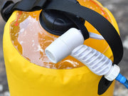 Shower bag With Foot Pump - Yellow by Loveliving
