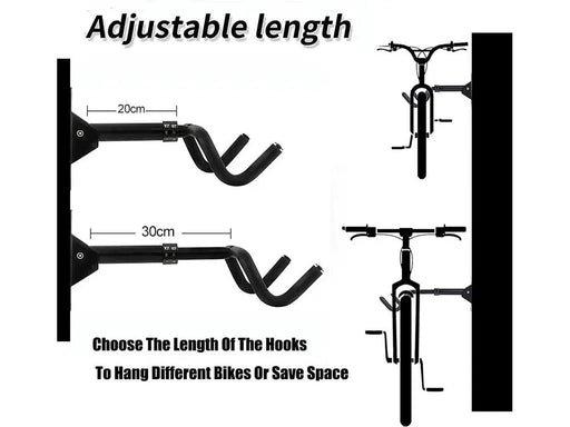 Wall Mount Adjustable Bike Hanger by Loveliving