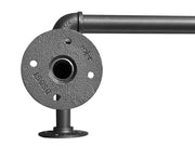 Industrial Pipe Shelf with Towel Bar by Loveliving