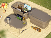 15L Picnic Storage Box Portable Folding Picnic Basket by Loveliving
