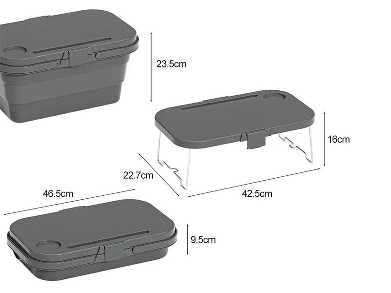 15L Picnic Storage Box Portable Folding Picnic Basket by Loveliving