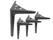 4Pcs Metal Furniture Legs 15cm-Black by Loveliving