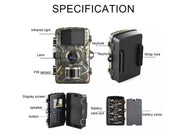 1080P Trail Game Hunting Camera For Outdoor Wildlife Hunting and Farm Monitoring by Loveliving