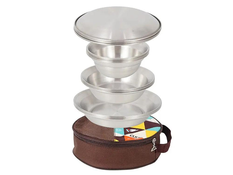 16Pcs Camping Tableware set by Loveliving