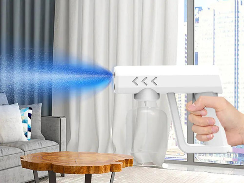 500ml Wireless Blue Light Nano Spray Gun-White by Loveliving