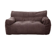 Two-Seater Bean Bag Chair-Dark Brown by Loveliving