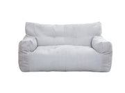 Two-Seater Bean Bag Chair-Light Grey by Loveliving