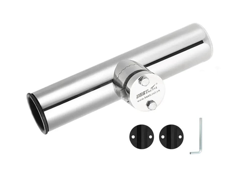 26-32mm Clamp-on Stainless Steel Fishing Rod Holder by Loveliving