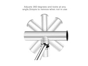 26-32mm Clamp-on Stainless Steel Fishing Rod Holder by Loveliving