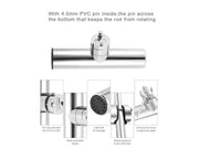 26-32mm Clamp-on Stainless Steel Fishing Rod Holder by Loveliving