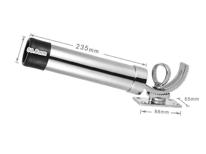 Stainless Steel Fishing Rod Holder by Loveliving