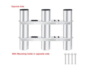 Stainless Steel Triple Fishing Rod Holder by Loveliving