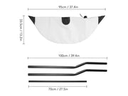 Kayak PVC Inflatable Outrigger Float Canoe Boat Standing Float Stabiliser Kit by Loveliving