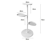 Marble base Plant Stand-White by Loveliving
