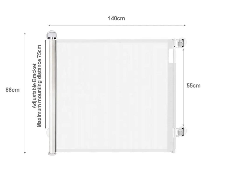 Pet Safe Security Fence Mesh Barrier-White by Loveliving