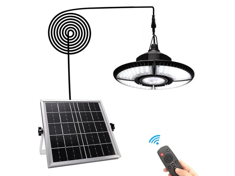 Solar Pendant Light with Remote Control by Loveliving