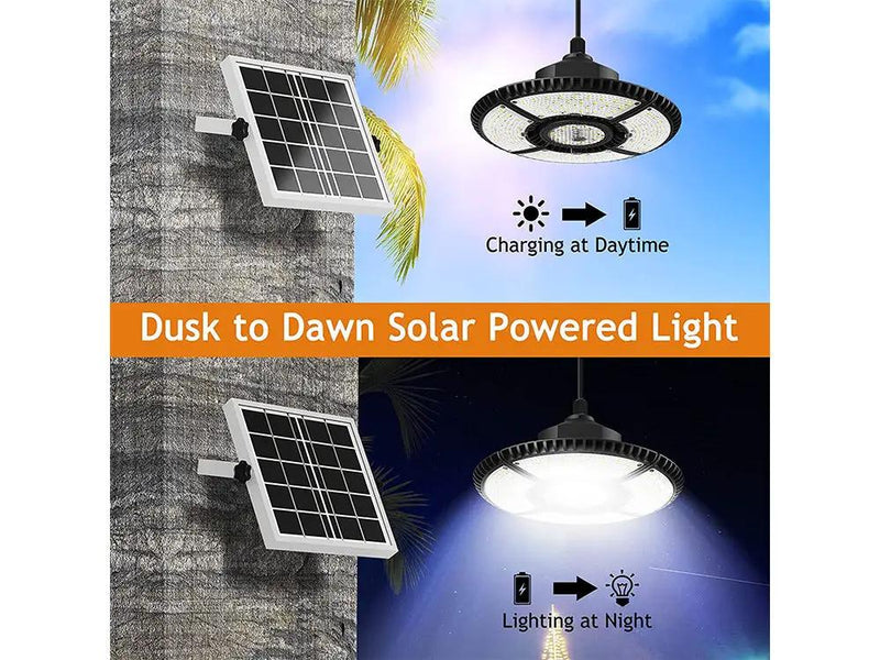 Solar Pendant Light with Remote Control by Loveliving