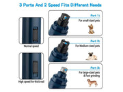 Rechargeable Dog Nail Grinder Pet Nail Trimmer by Loveliving