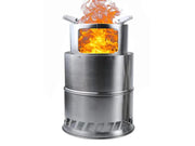 Portable Stainless Steel Camping Wood Stove-Large by Loveliving