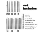 32PCS 150mm Extra Long Safety Screwdriver Bit Set by Loveliving