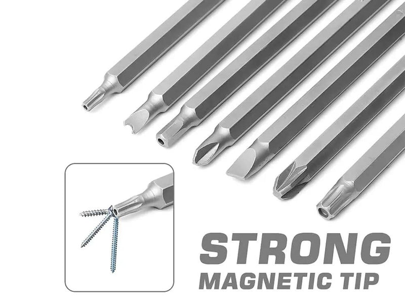 32PCS 150mm Extra Long Safety Screwdriver Bit Set by Loveliving