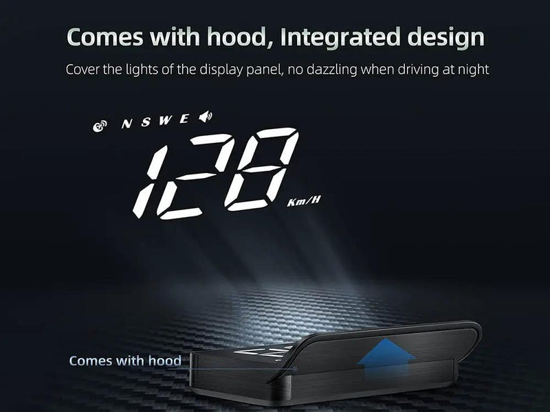 Car Head Up Display/Windshield Projection Speedometer by Loveliving