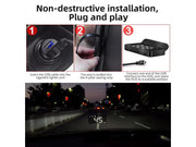 Car Head Up Display/Windshield Projection Speedometer by Loveliving