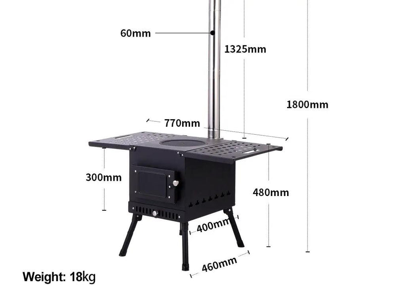 Portable Camping Wood Stove-Large by Loveliving