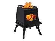 Folding Camp Stove/Portable Wood Burning Stove-Large by Loveliving