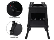 Folding Camp Stove/Portable Wood Burning Stove-Large by Loveliving
