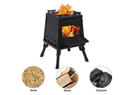 Folding Camp Stove/Portable Wood Burning Stove-Large by Loveliving