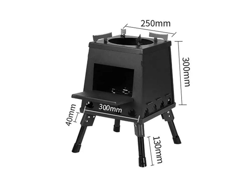 Folding Camp Stove/Portable Wood Burning Stove-Large by Loveliving