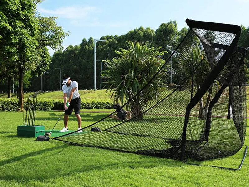 2.5m Z-shaped Golf training net With Side Protection by Loveliving