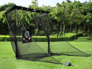2.5m Z-shaped Golf training net With Side Protection by Loveliving