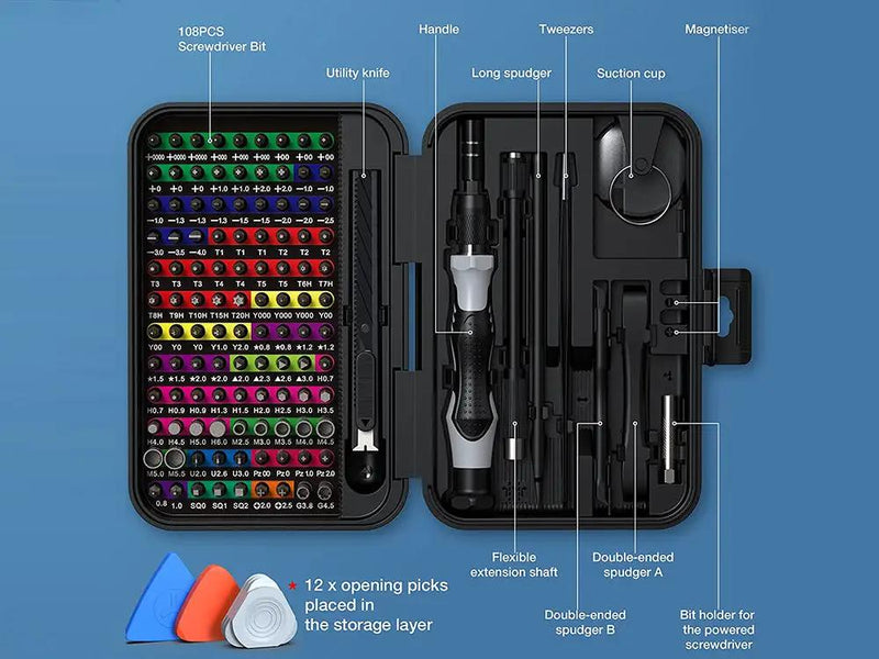 132-in-1 Multi-Function Precision Screwdriver Set by Loveliving