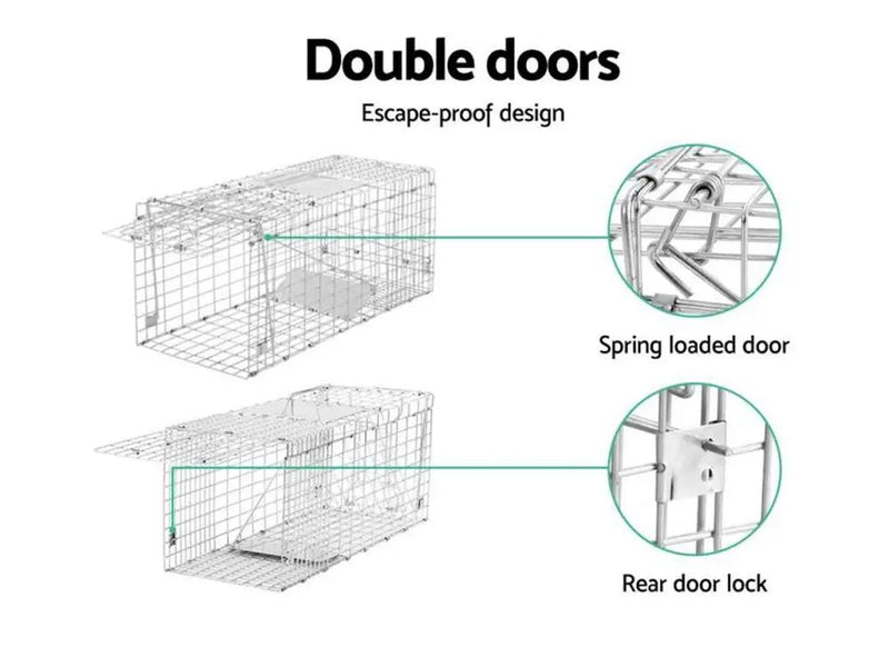 Humane Live Animal Trap Cage 94*34*37cm by Loveliving